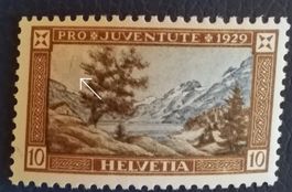 ABJ33) 50.3.01, Abart Retouche links beim Himmel postfrisch