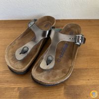 Birkenstock Gizeh Metallic Sandalen Gr. 38