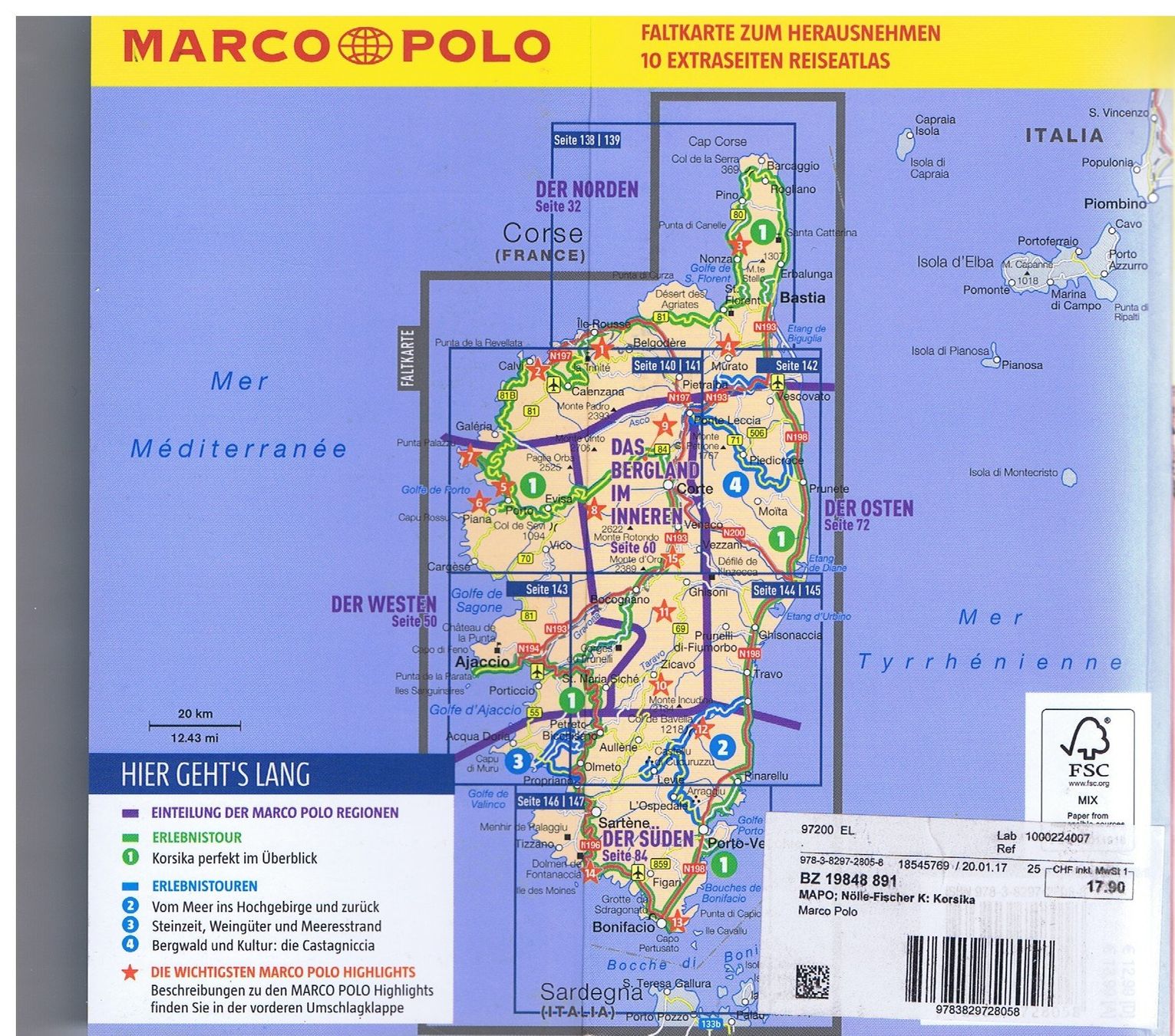 Libri: <KORSIKA> Marco Polo Reise-Handbuch – Usato da Unterengstringen venduto da Lastchance 1