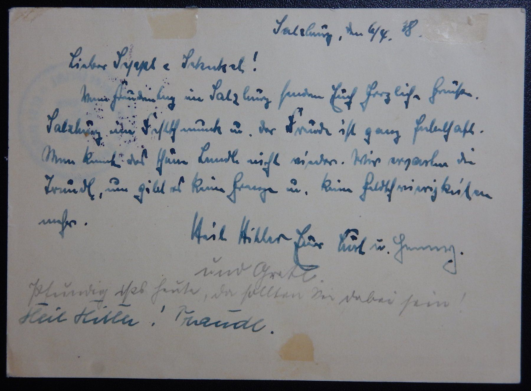 Cartoline postali: Ösrerreich alte Postkarte – Usato da Zürich venduto da Muehlekauf 1