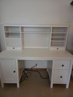 Schreibtisch IKEA Hemnes weiss mit Aufsatz gebraucht