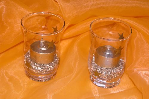 Portacandele: 2 tolle Weihnachts Windlicht Sets – Nuovo (secondo la descrizione) da Langwiesen venduto da rtWebshop 1
