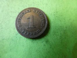 Dt. Reich 1913 G, 1pfennig