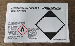 Campingaz CV470 PLUS Gas Kartuschen 4er Pack neu
