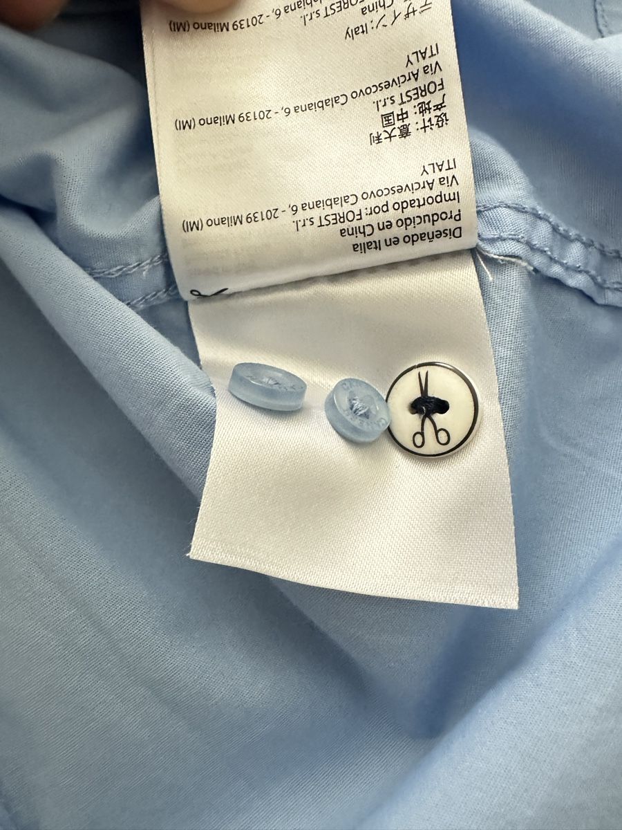 Blusen: Damen Bluse Ganesh hellblau langarm Grösse S klassisch – Neu (gemäss Beschreibung) aus Walzenhausen von auw_sx8w 5