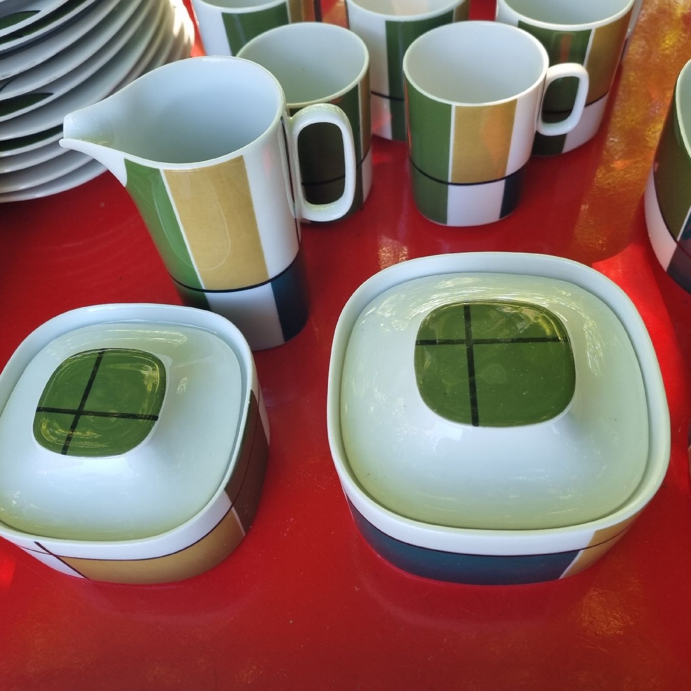 Set di piatti: Langenthal Transition, 1974  108 Teile – Usato da Niederbipp venduto da Hst3 3