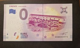 0 EURO Schein FIRENZE PONTE VECCIO