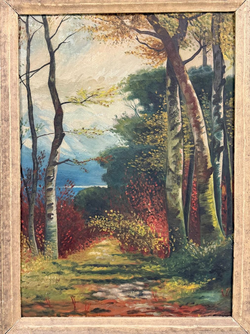 Tableaux: Ölgemälde Herbstlandschaft, gerahmt – D'occasion à Basel par PAUL_ART 1