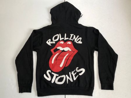 Vintage 90s Pulli Rolling Stones doppelt print Gr. S