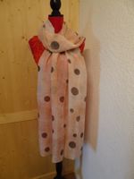 Rosa Foulard mit grossen Punkten - 240442