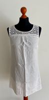 Leinenkleid ärmellos weiss / Gr 36