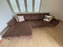 Sofa braun und hochwertig