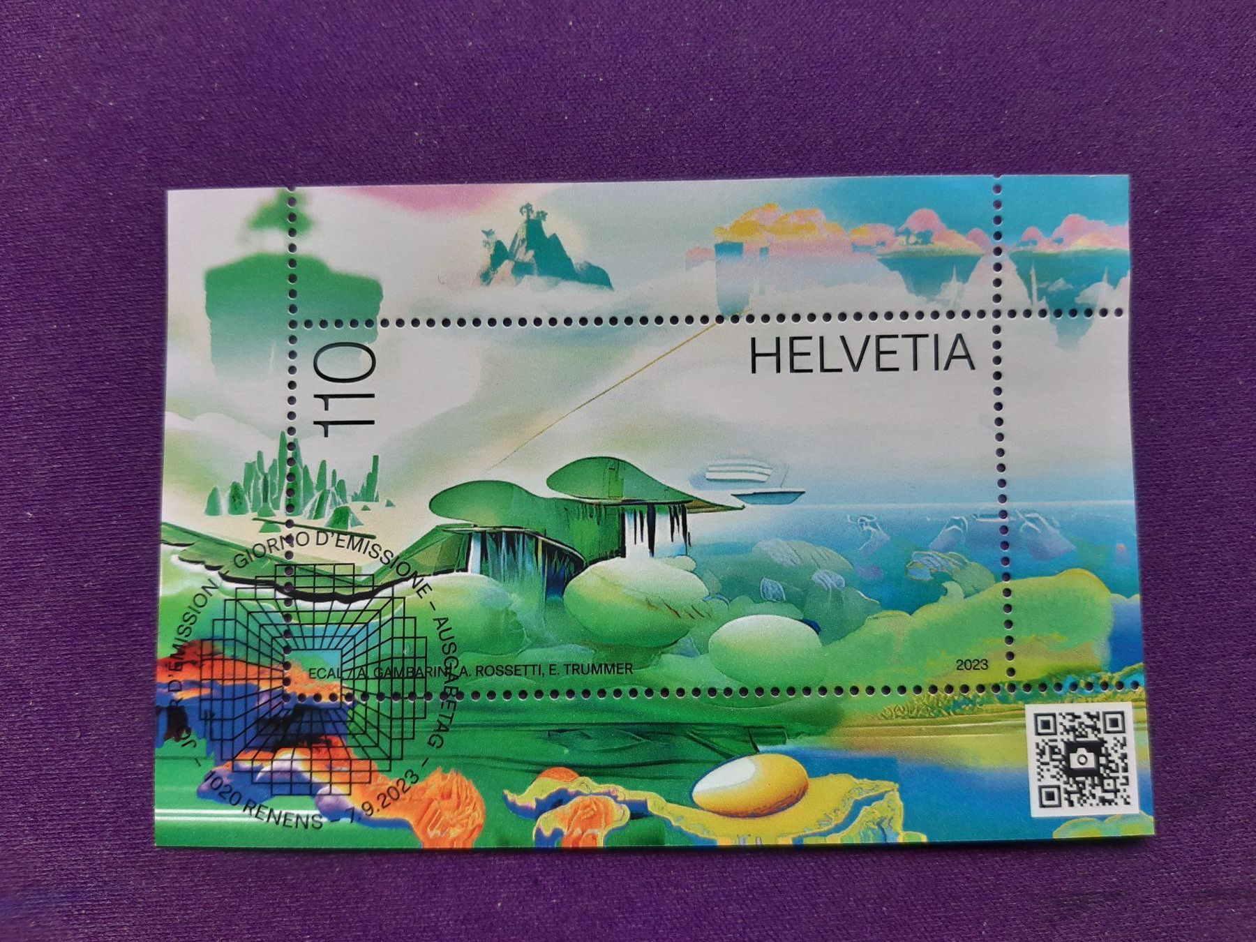 Tutti i francobolli: Sonderblock "METASCAPE" 2023 mi ET-Stempel – Nuovo (secondo la descrizione) da Wangs venduto da weisstannen01