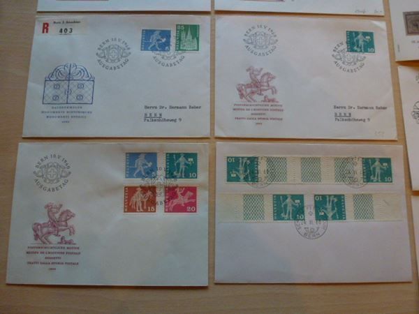 Alle Briefmarken: Lot ++ Motive Postgeschichte 1960 / 1968 – Gebraucht aus Walkringen von Casablanca777 3