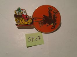 1 Gr. Weihnacht Post Schlitten Pin (SP17