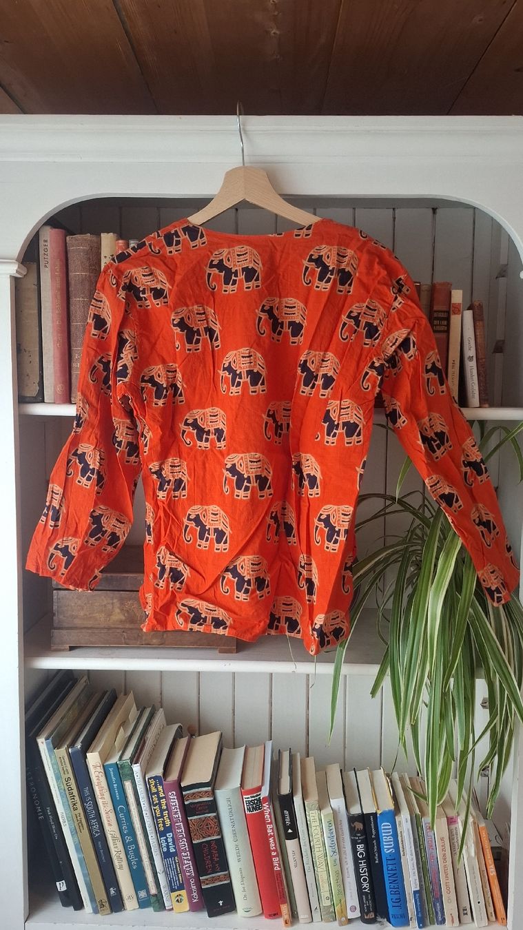 Tuniche: Bluse Baumwolle. Elefant. Neu – Usato da Ebnat-Kappel venduto da Aibur 2