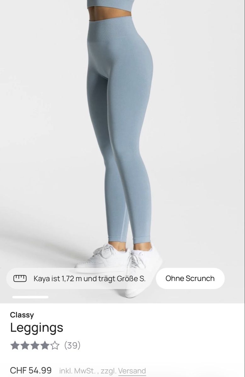 Teveo Leggings: NEU: TEVEO Leggings, Grösse M, hellblau – Nuovo (secondo la descrizione) da Aesch BL venduto da lau_8gnw