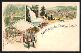 Litho La Chaux-de-Fonds, Strassenpartie 