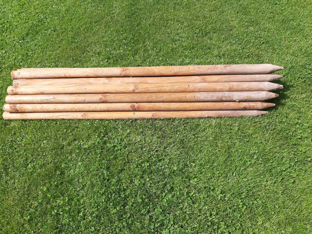 Holzpfähle rund Kaufen auf Ricardo
