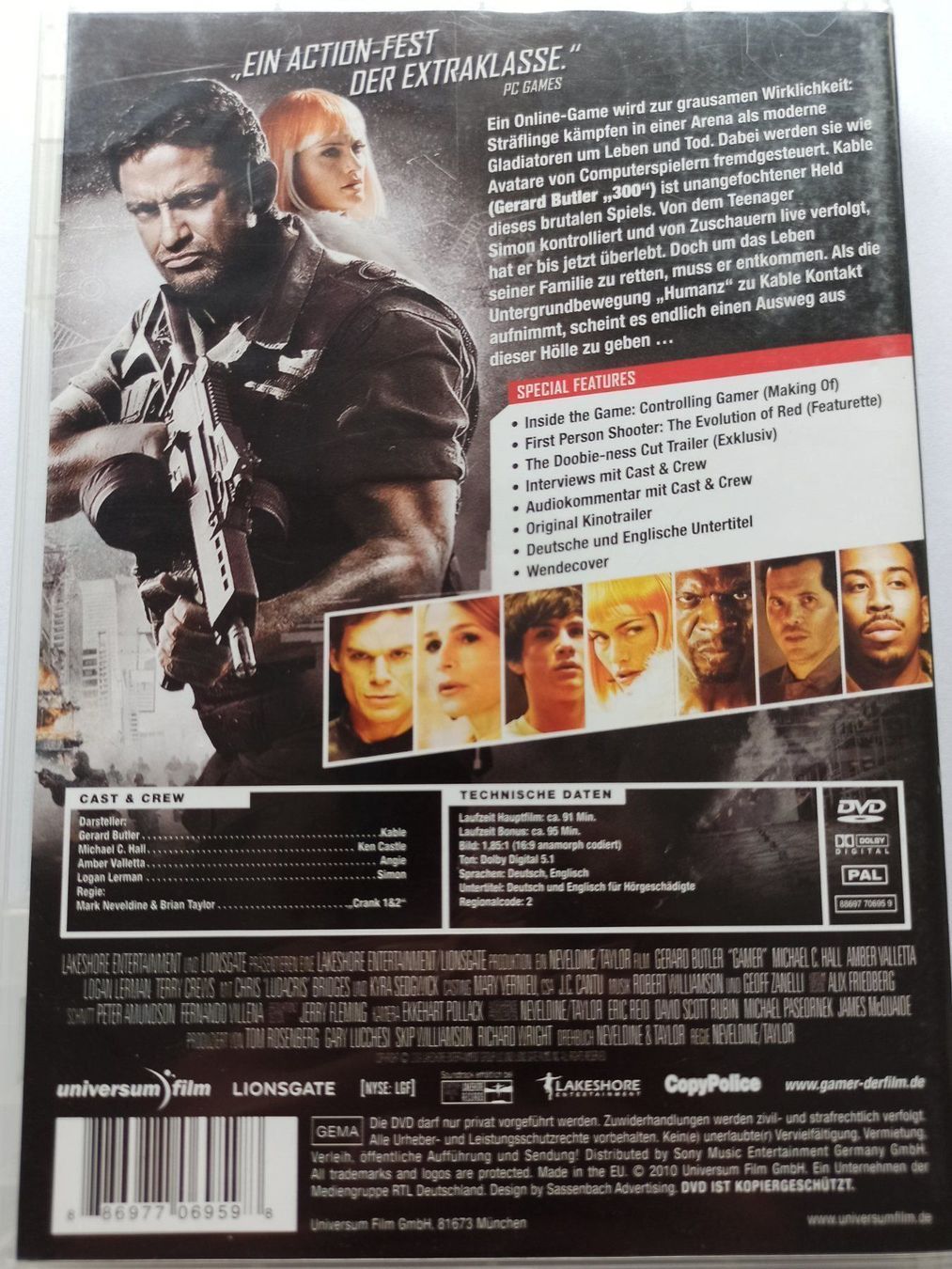 Tutti i DVDs: Gamer – Usato da Dübendorf venduto da kb86_MOVIE 1