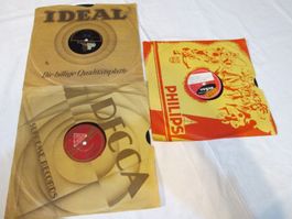 Lot de 3 disques vinyles vintage 78T Suisse aléatoire (413)