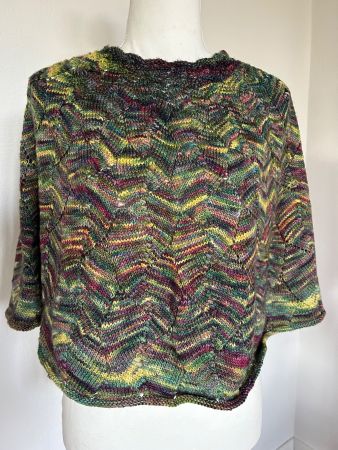 Sommercape - von Hand gestrickt - Unikat