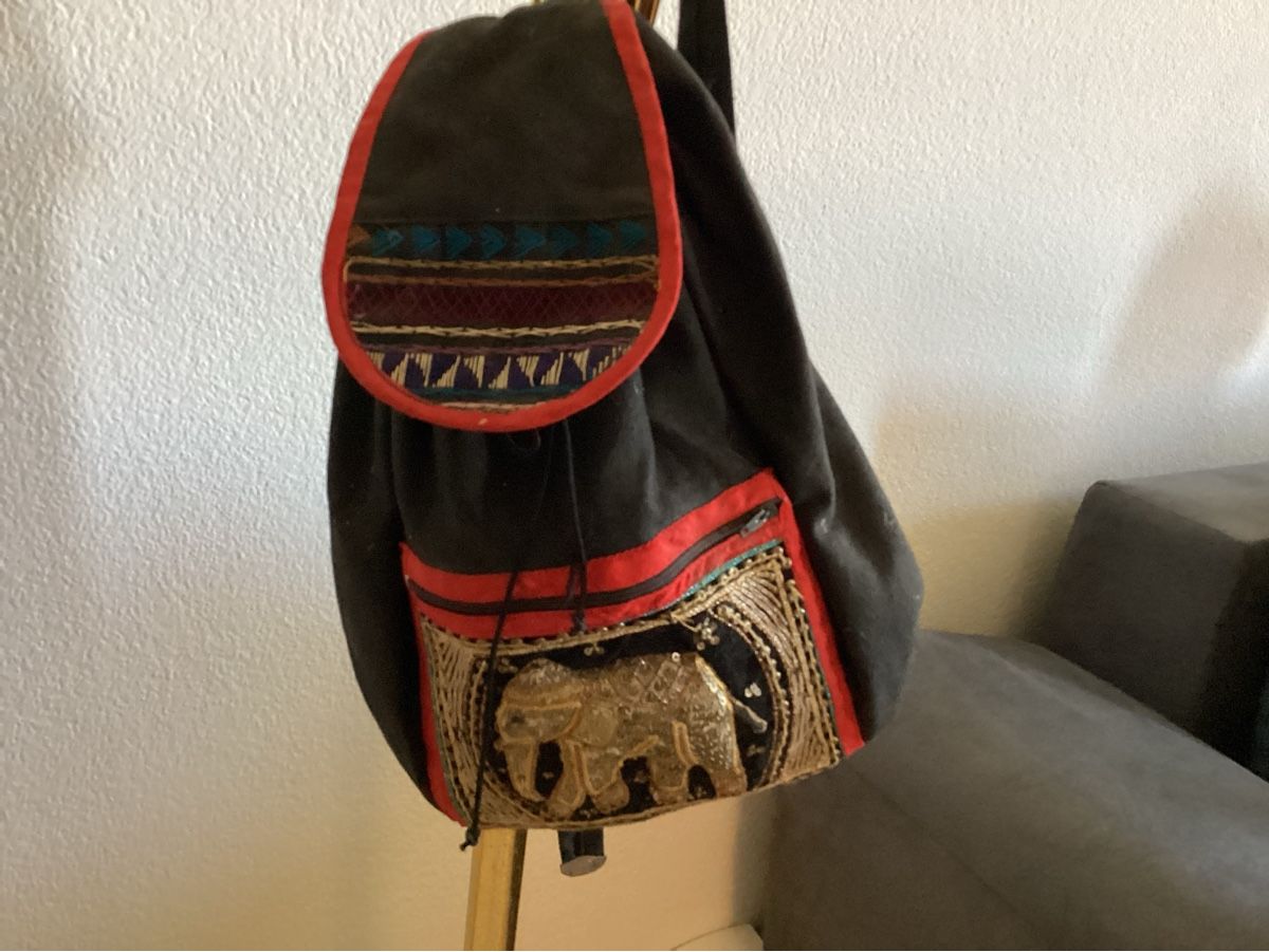 Alle Dekorationen: Rucksack Vintage Thailand mit Elefanten – Gebraucht aus Minusio von scotch111 2