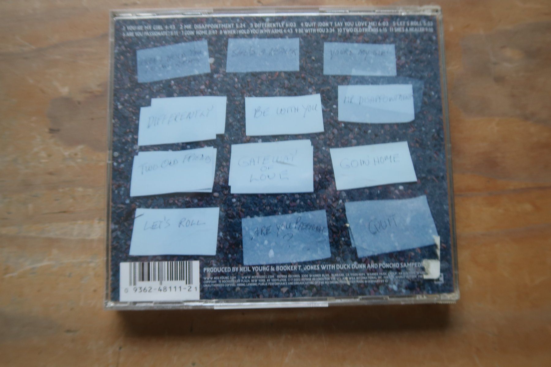 CD: NEIL YOUNG - ARE YOU PASSIONATE? - CD – Usato da Basel venduto da Patiscat 1