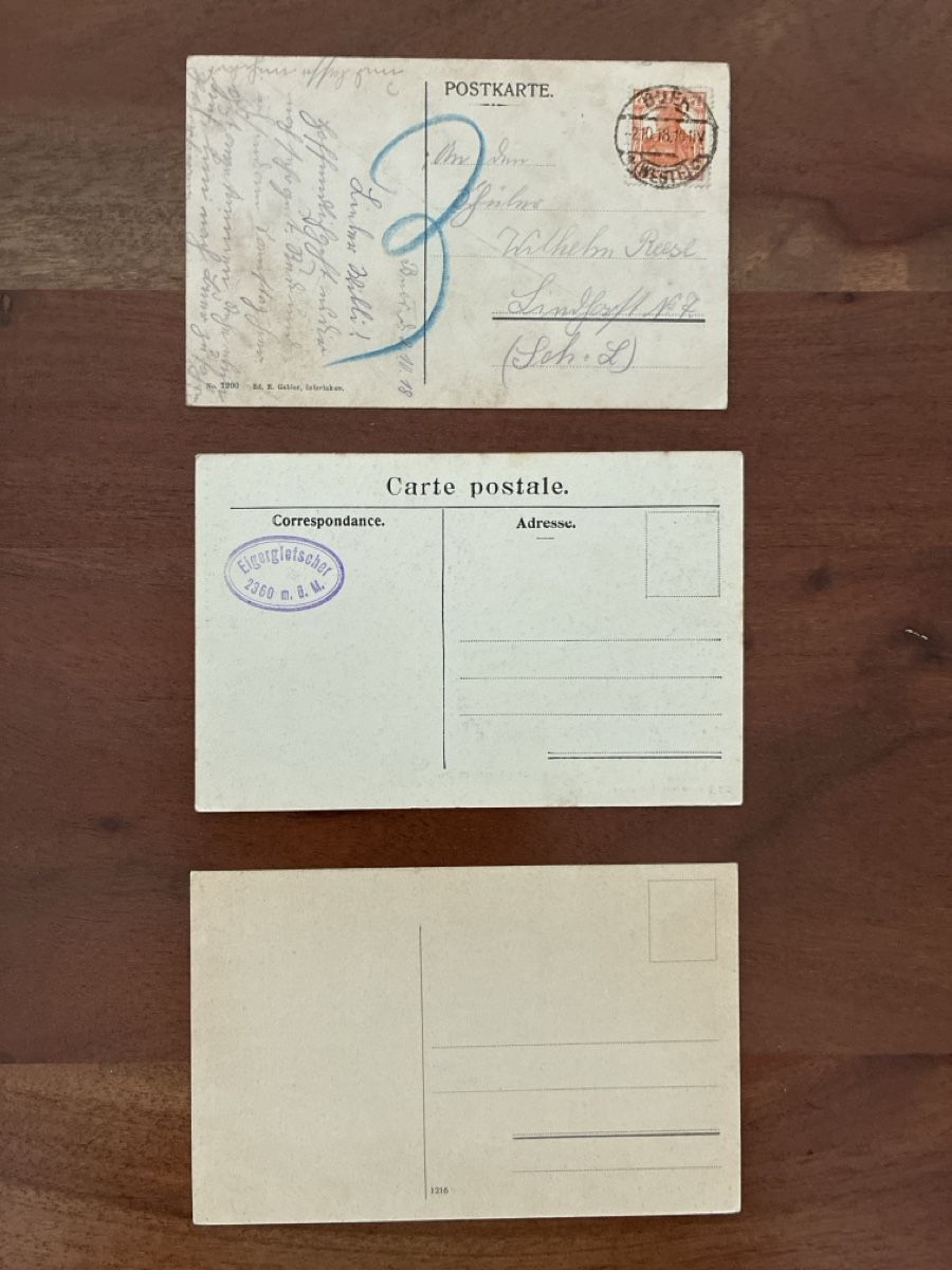 Cartes postales: 5 Ansichtskarten Schweiz vom Eigergletscher BE – D'occasion à Oftringen par Cla.vD.74 1