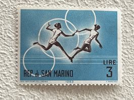 Sport Thema Briefmarke