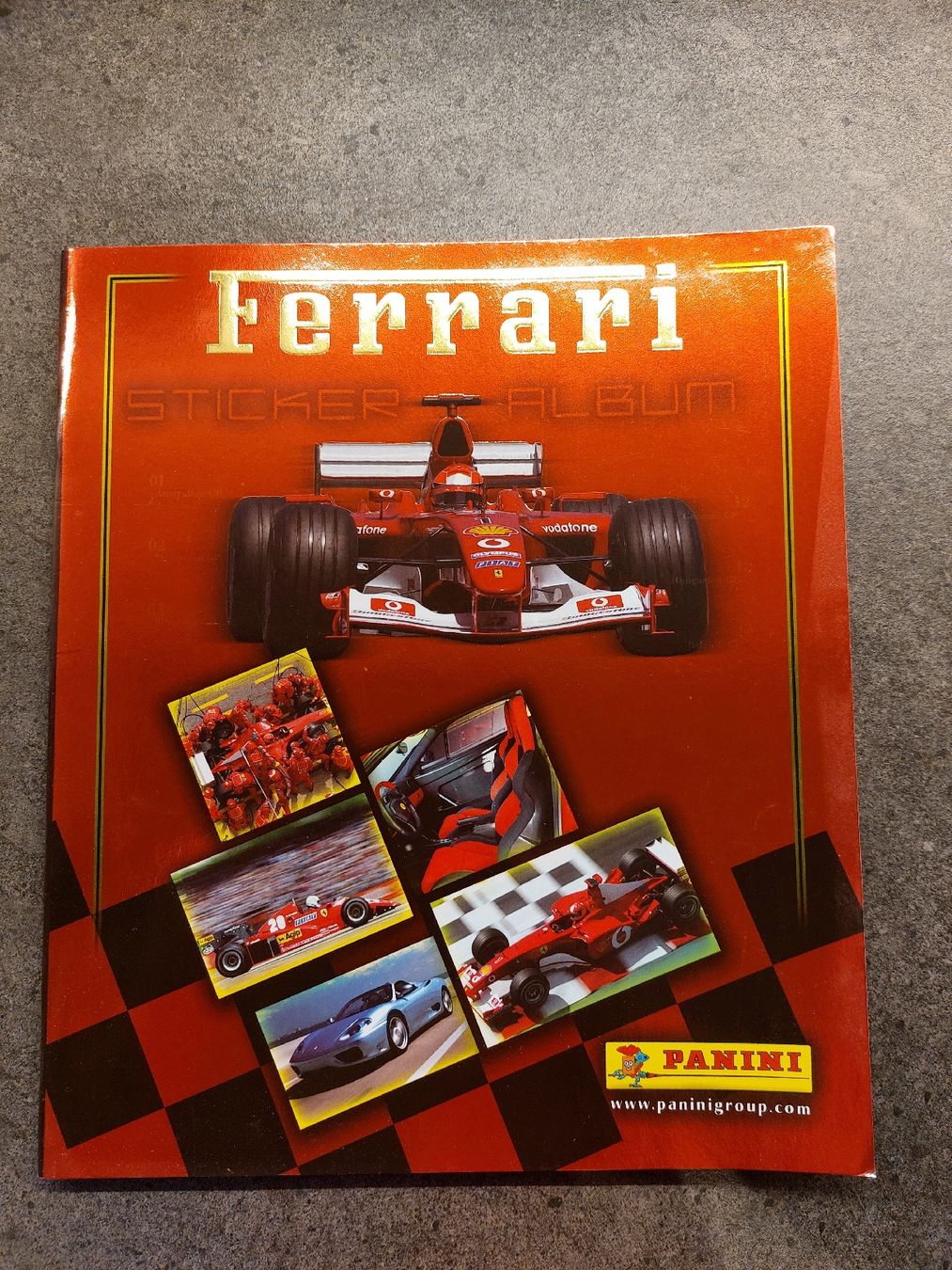 Panini Alben: Ferrari Sticker Album della Panini. – Neu (gemäss Beschreibung) aus Agno von BluVertigo