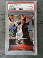 Carte One Piece Shanks Manga Comic parralel OP09-004 PSA 10