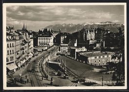 AK Lausanne, Le Grand Pont, 1931