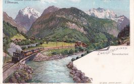 Zweilütschinen Künstlerkarte C. Steinmann 2264