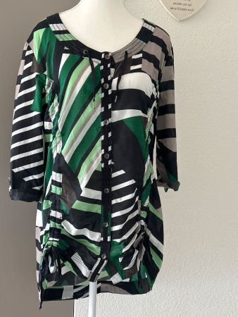 Blusenshirt mit Muster  von Kenny S. Gr. 40