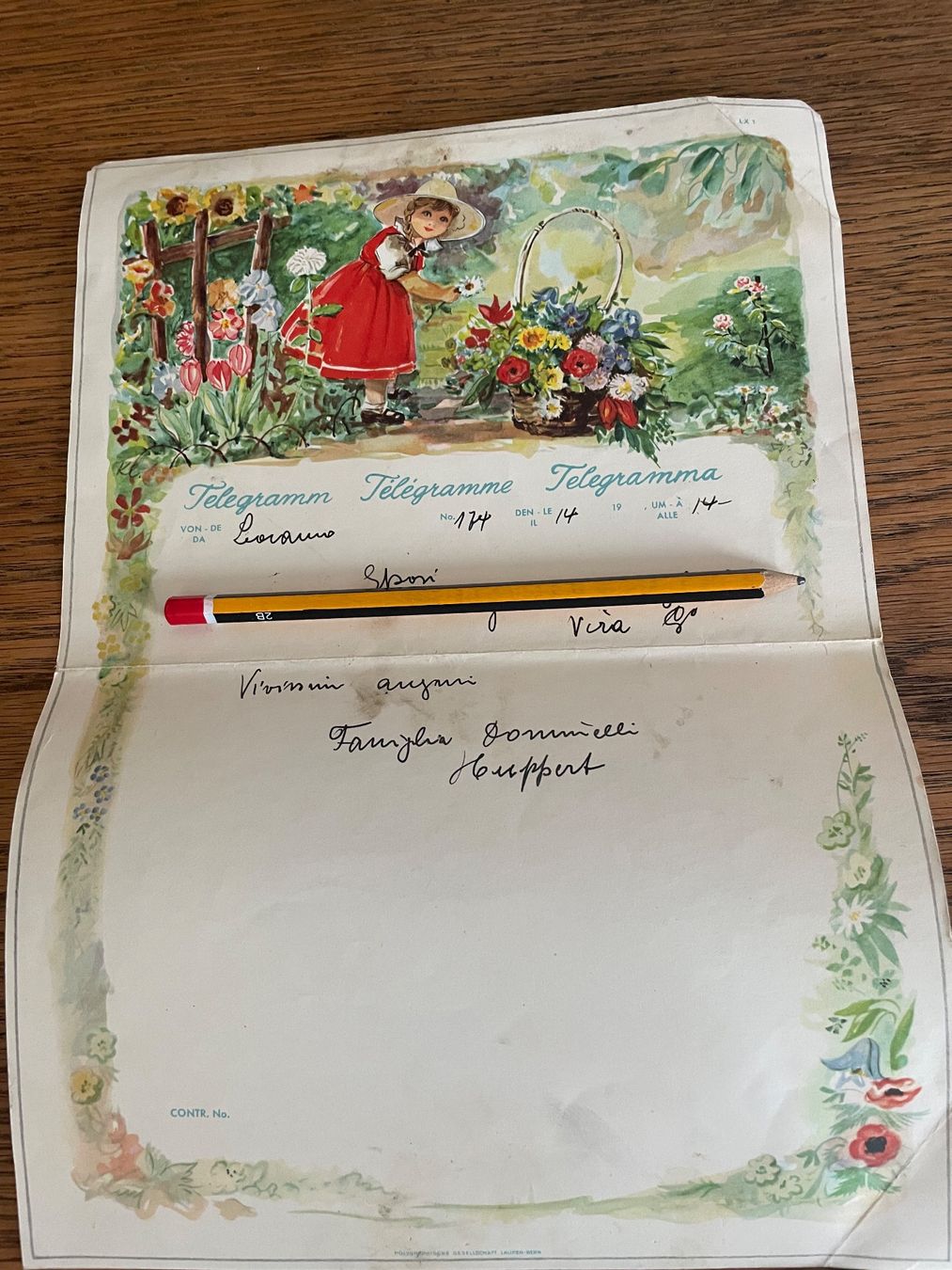 Documents: Telegramm 1945 – D'occasion à Minusio par Pink222 1