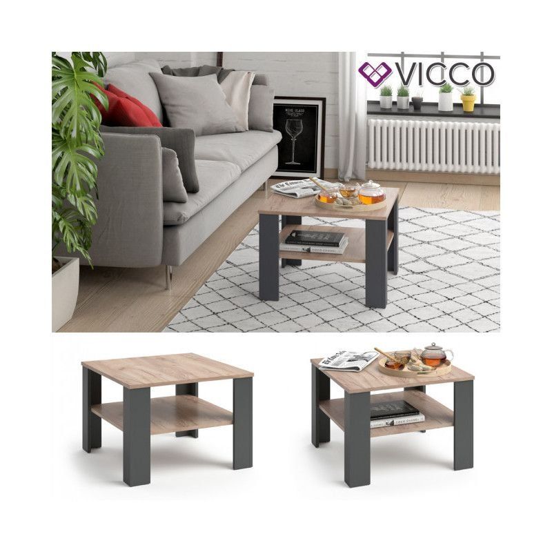 Tische: Couchtisch Beistelltisch Anthrazit/Sand - Sofatisch – Neu und originalverpackt aus Wallenwil von toesstal-vertrieb 2