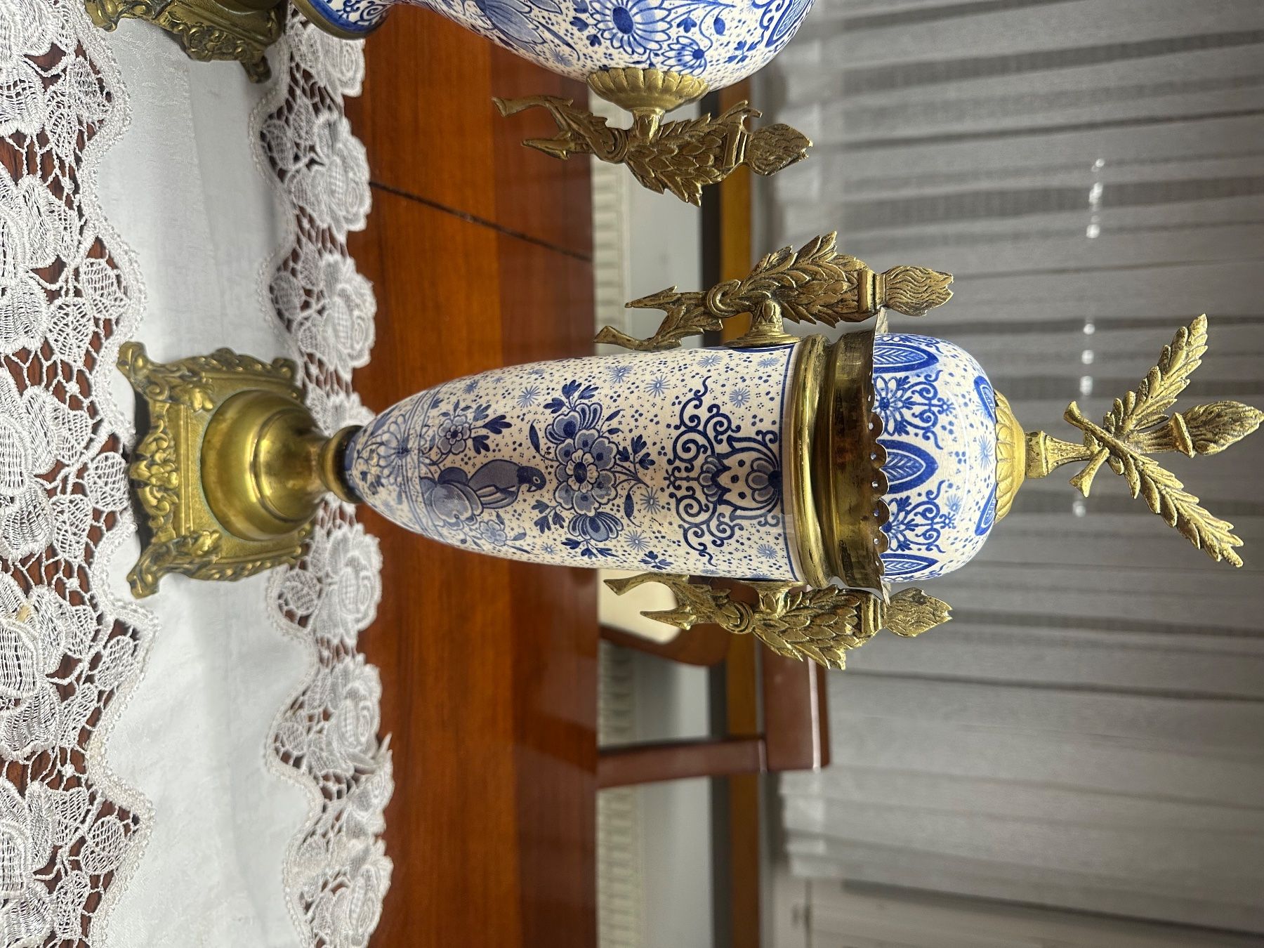 Orologi da terra & Orologi da parete: An 19th century German clock garniture – Usato da Trasadingen venduto da Kaffee.mann 5