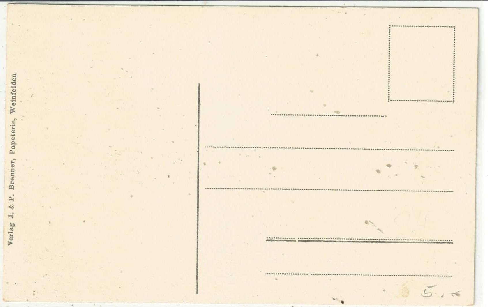 Cartoline postali: Weinfelden - Generalansicht - Litho – Usato da Ettingen venduto da Kartenplanet 1