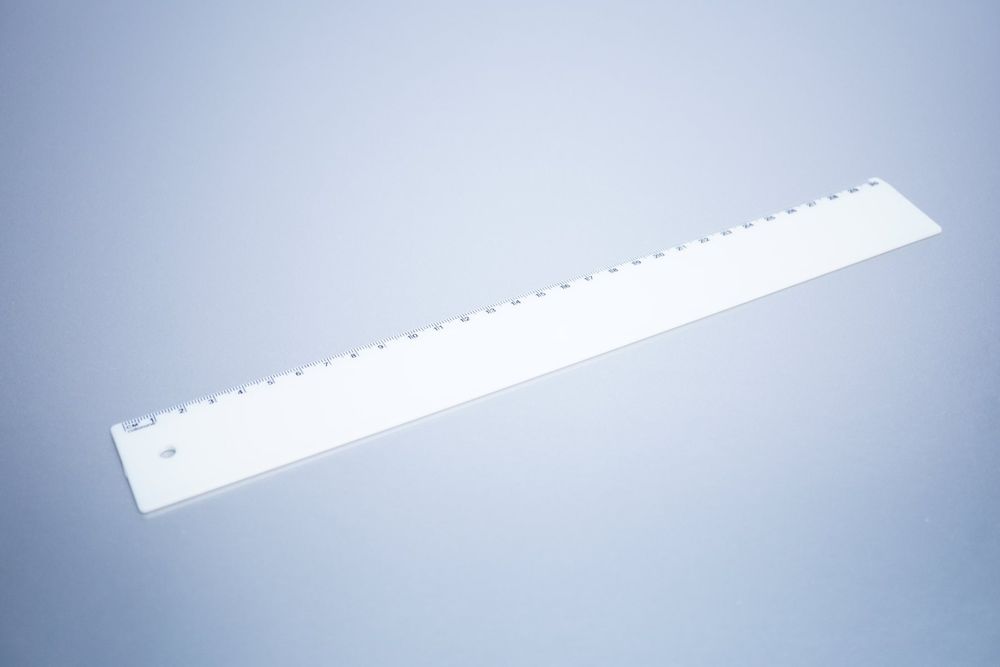 LC 1000 Stück Lineal PVC weiss 30 cm (Neu (gemäss Beschreibung)) in ...