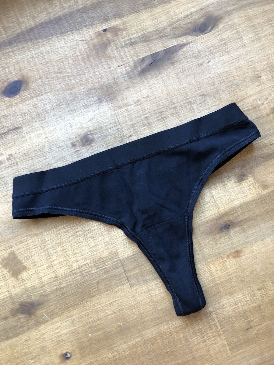 Altra biancheria intima: erlich Textil String "Antje" 36 schwarz – Nuovo (secondo la descrizione) da Dietlikon venduto da Luna77