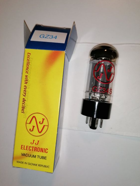 JJ GZ34 Rectifier Vacuum Tube Acheter sur Ricardo