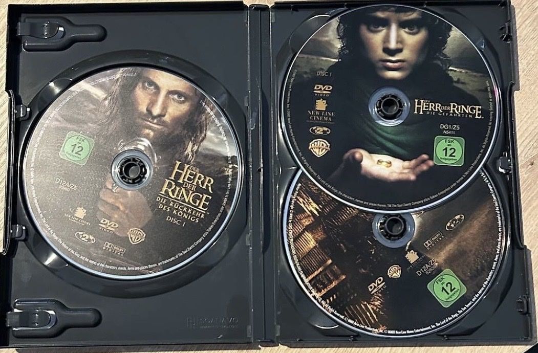 Tutti i DVDs: Herr der Ringe Trilogie DVD-Box, NEU! – Nuovo (secondo la descrizione) da Solothurn venduto da LarryTheDuck 2