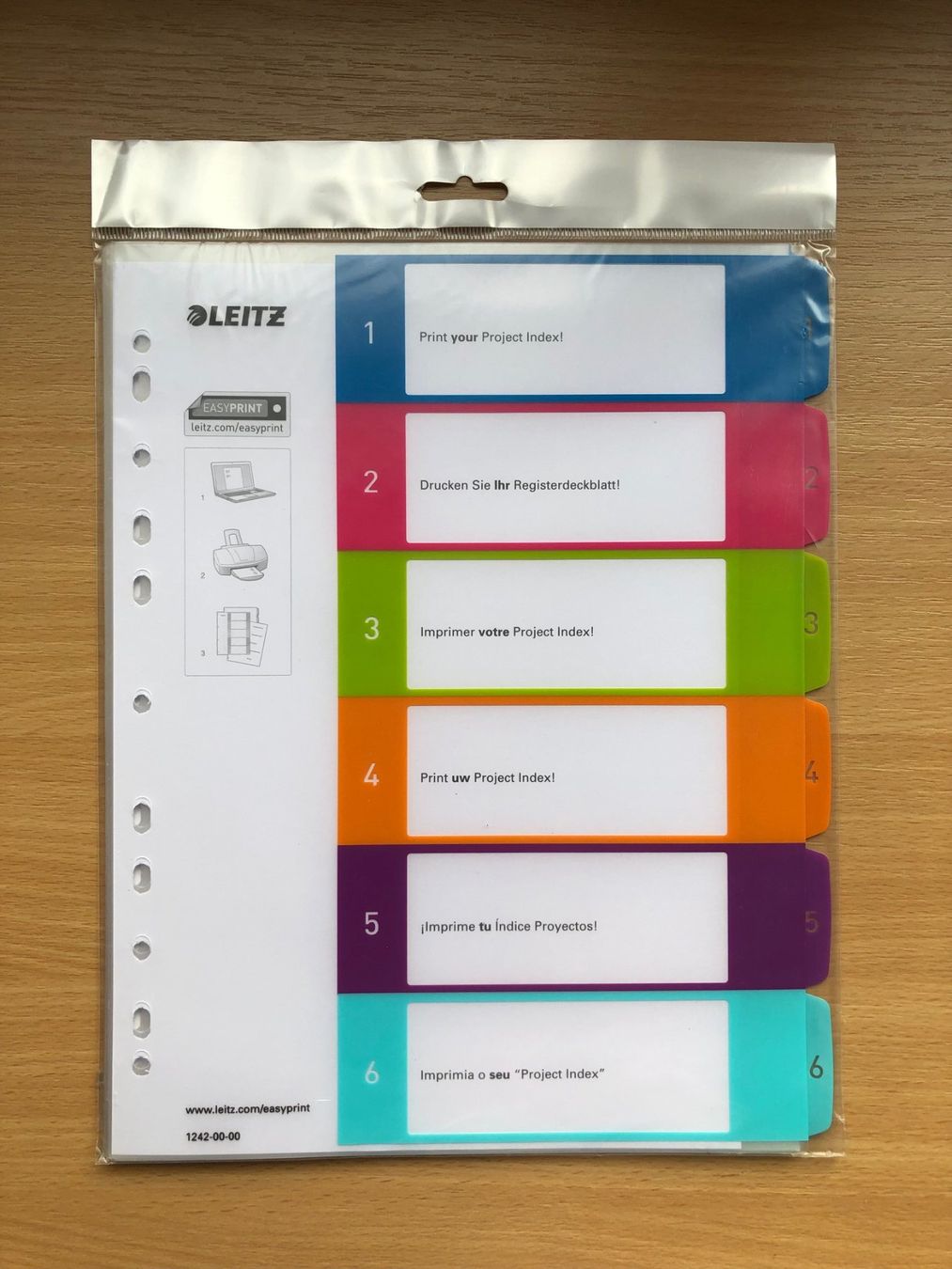 Ordner: LEITZ-Plastikregister 6-teilig – Neu und originalverpackt aus Buchs SG von Handyman77 1
