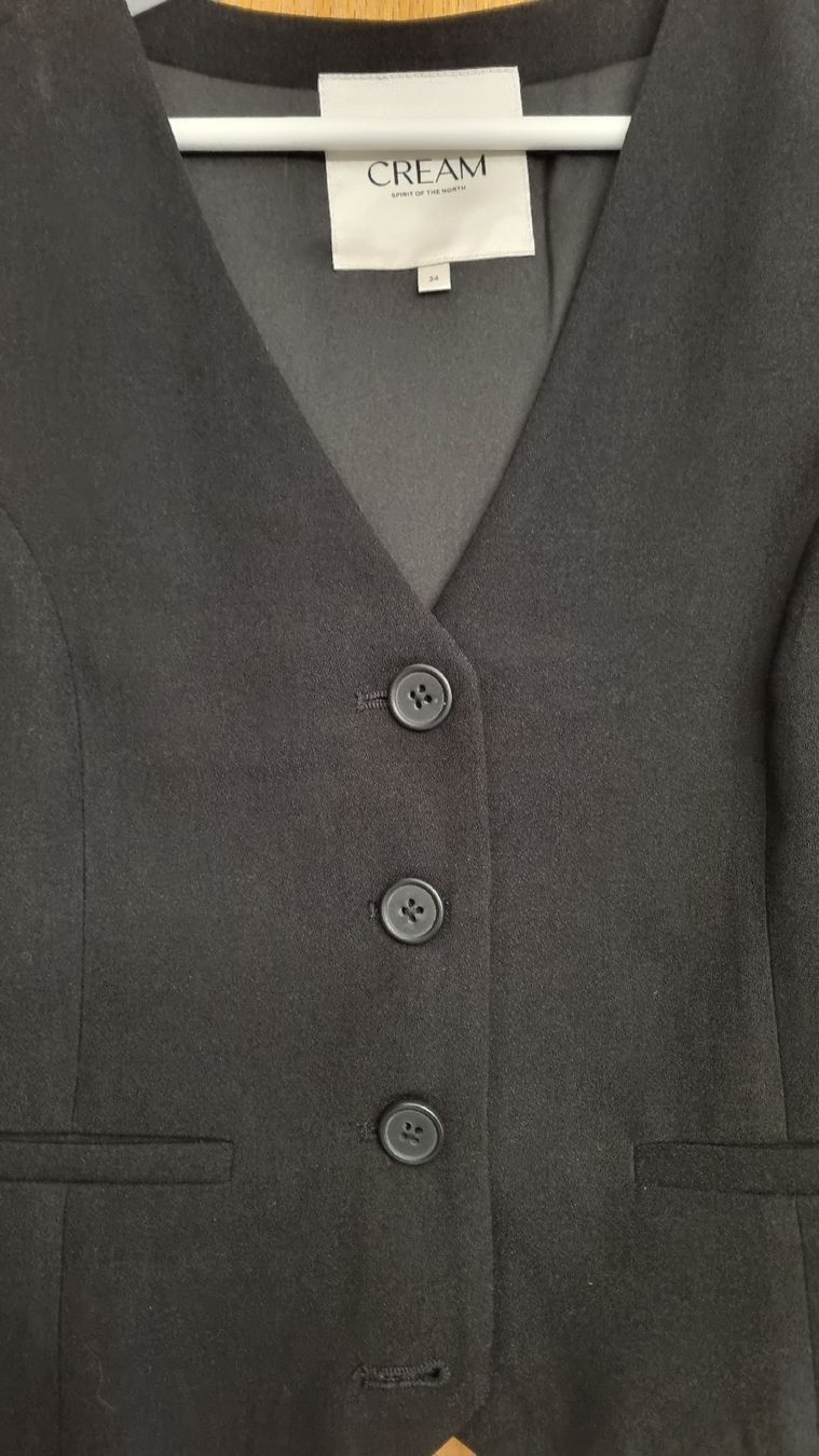 Gilets: Cream! Elegante Weste, Gr. 34, Neu!  – Neuf (Voir description) à Oftringen par MalousAllerlei 2
