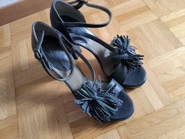 IXOS │ Leder Sandaletten mit Quasten │ 40