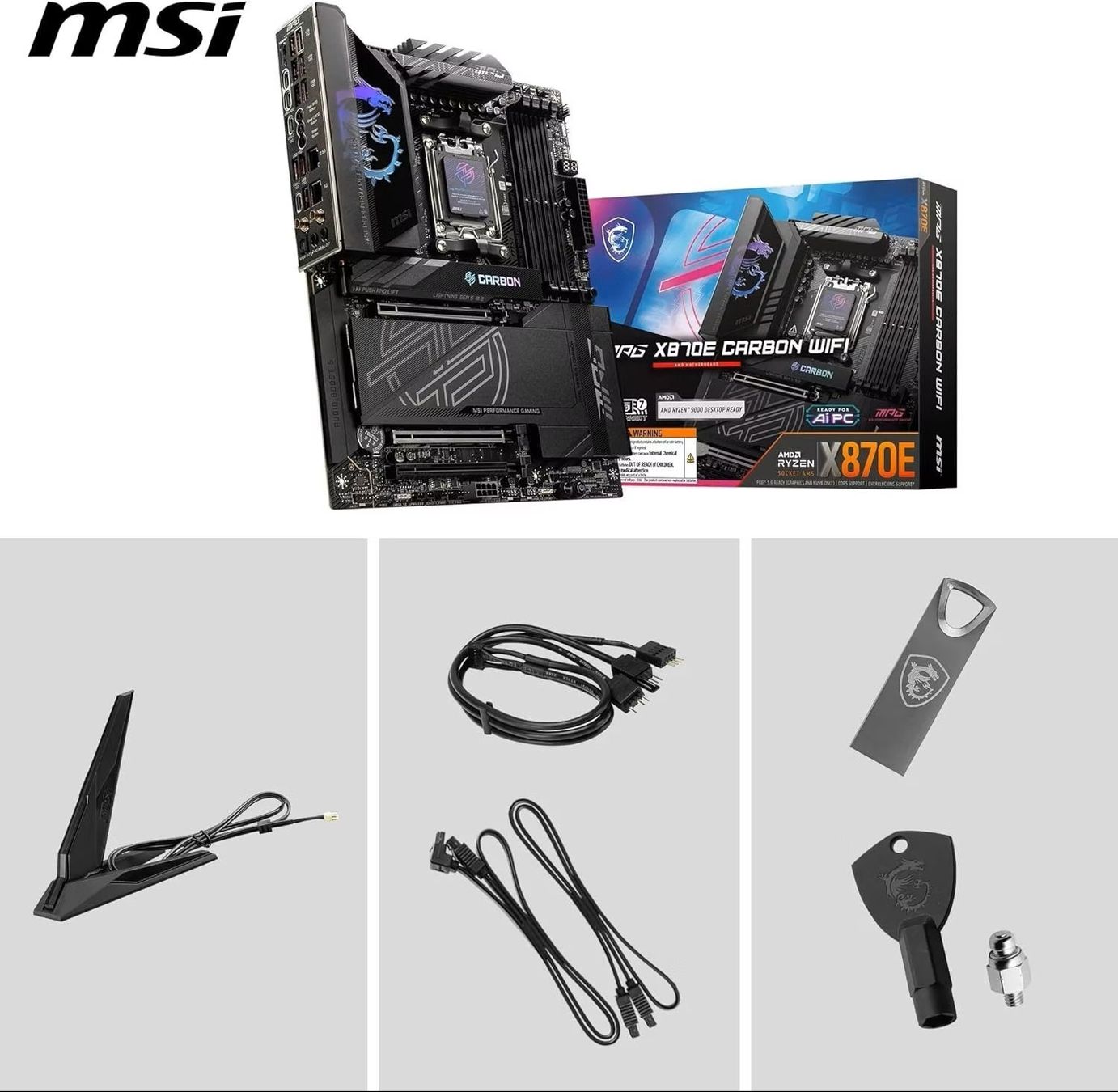 MSI Mainboards: MSI MPG X870E Carbon WiFi – Gebraucht aus Nenzlingen von aldo70 2