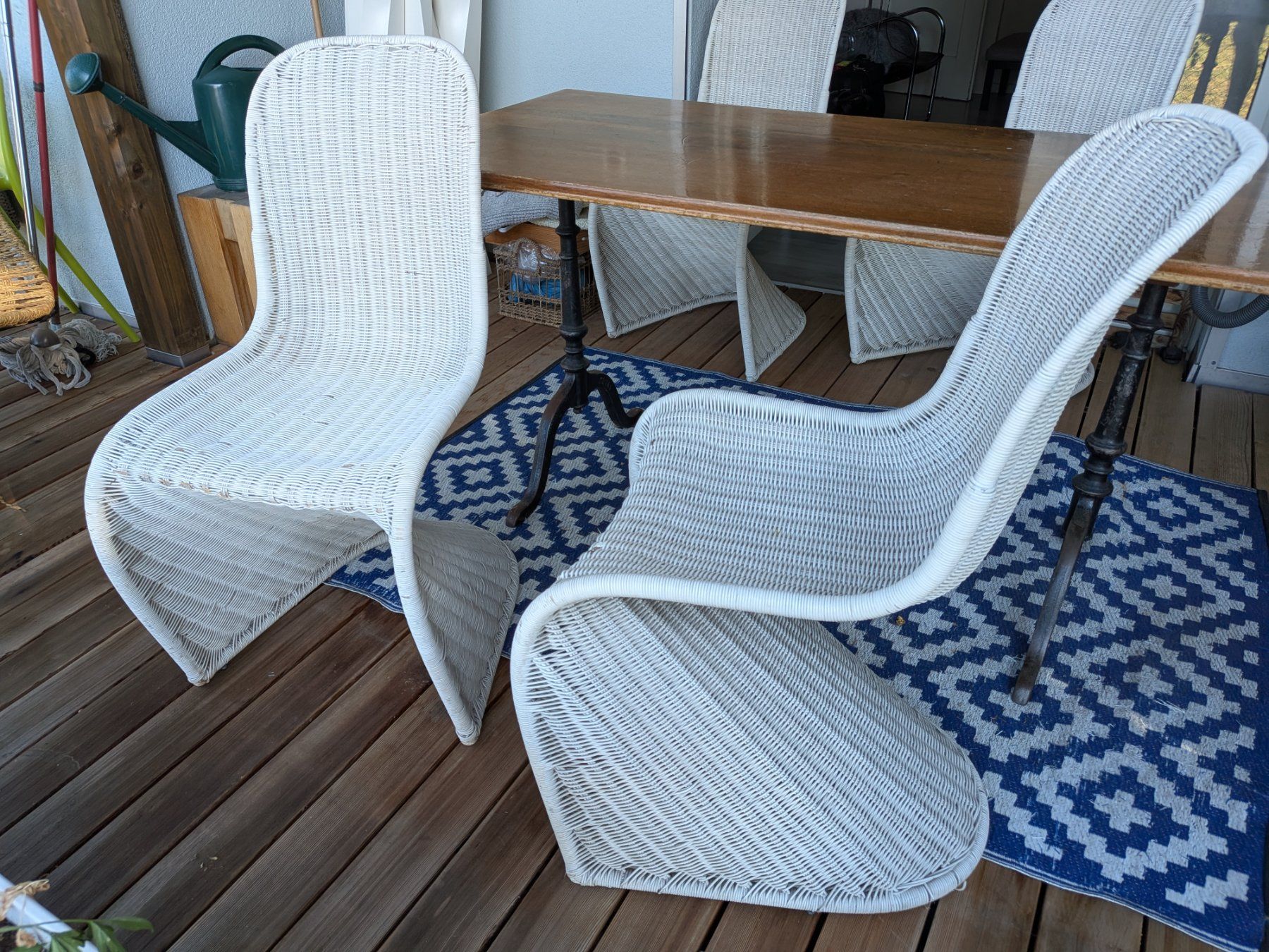 Stühle: 4 Korbstühle, Korbsessel – Gebraucht aus Emmen von Brockofsky 1
