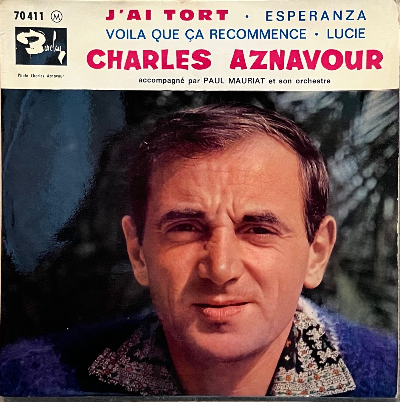 Schallplatten: CHARLES AZNAVOUR - J'AI TORT – Gebraucht aus Bussigny von vinyl-pas-cher