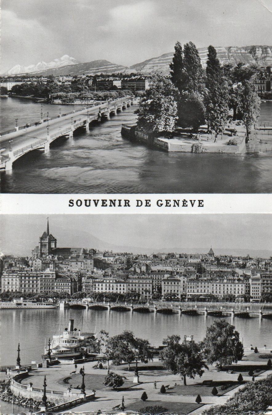 Cartes postales: Souvenir de Genève – D'occasion à Melano par pisonsdro